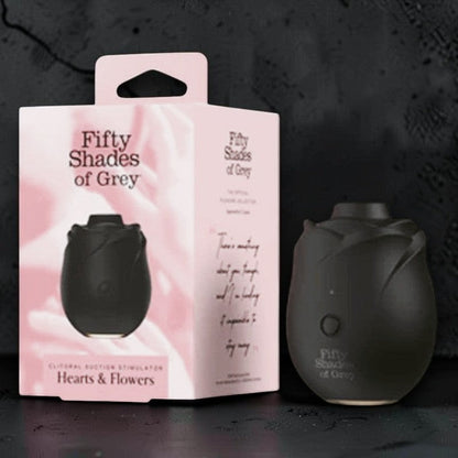 Fifty Shades of Grey Black Rose 2.0 - Clitoral Suction Stimulator