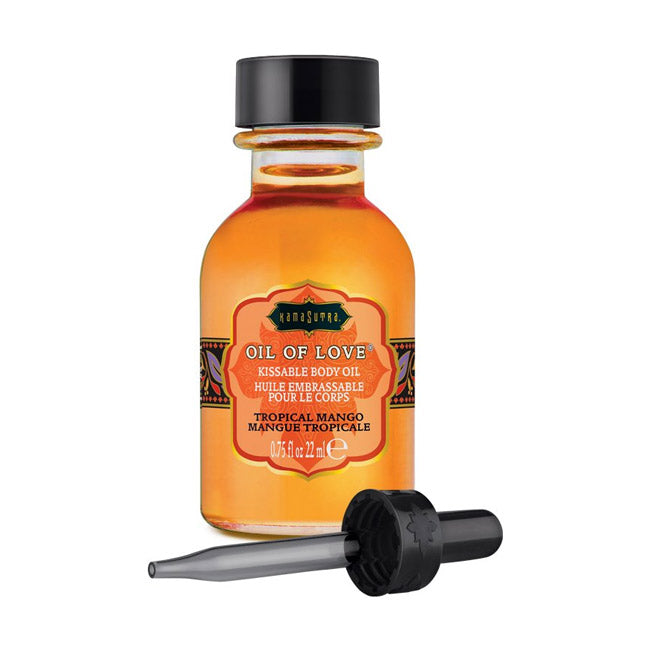 Kama Sutra Oil of Love - Kissable Warming Foreplay Oil 0.75 fl oz (22ml)