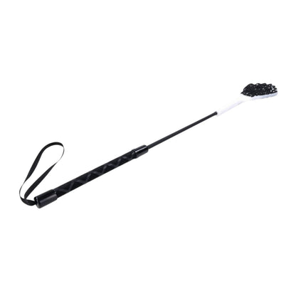 Sex & Mischief Lace Silicone Crop - 19" Black