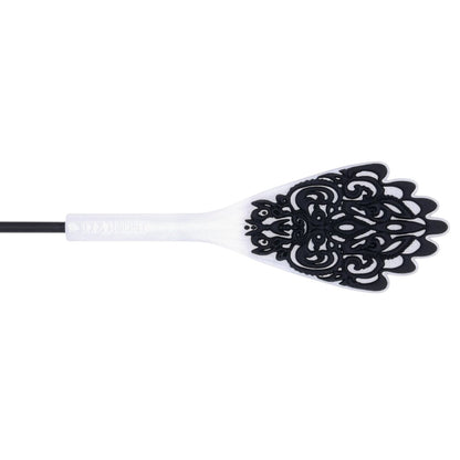 Sex & Mischief Lace Silicone Crop - 19" Black