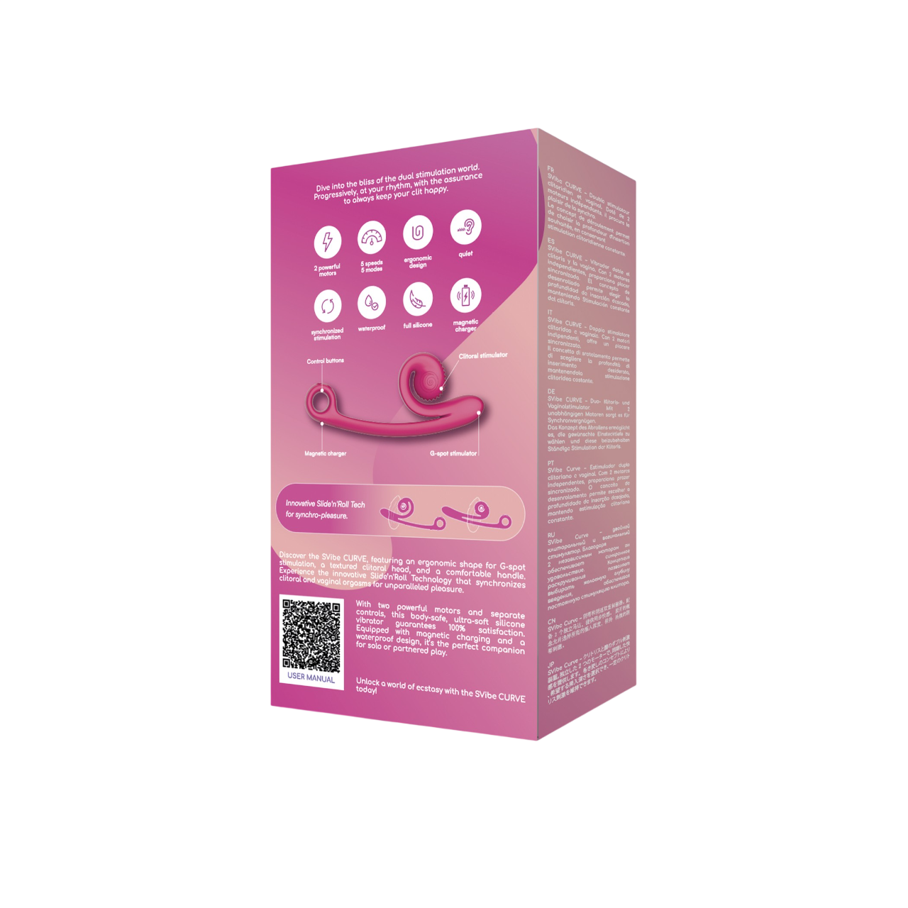 SVibe Snail CURVE - Dual Stimulation Vibrator