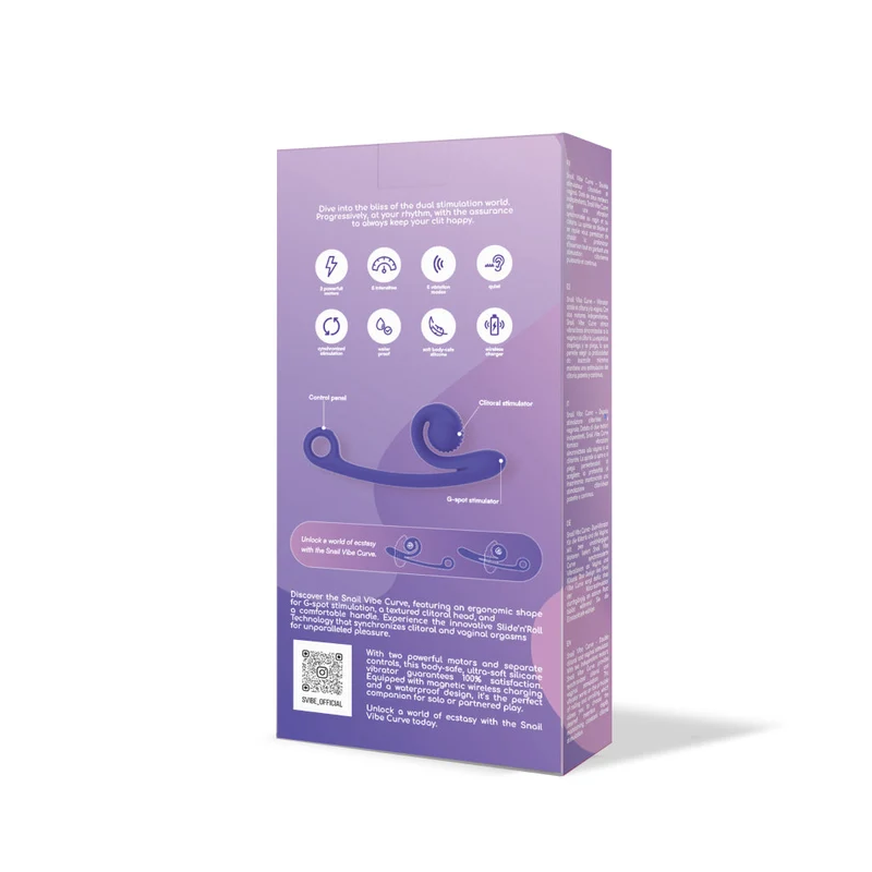 SVibe Snail CURVE - Dual Stimulation Vibrator