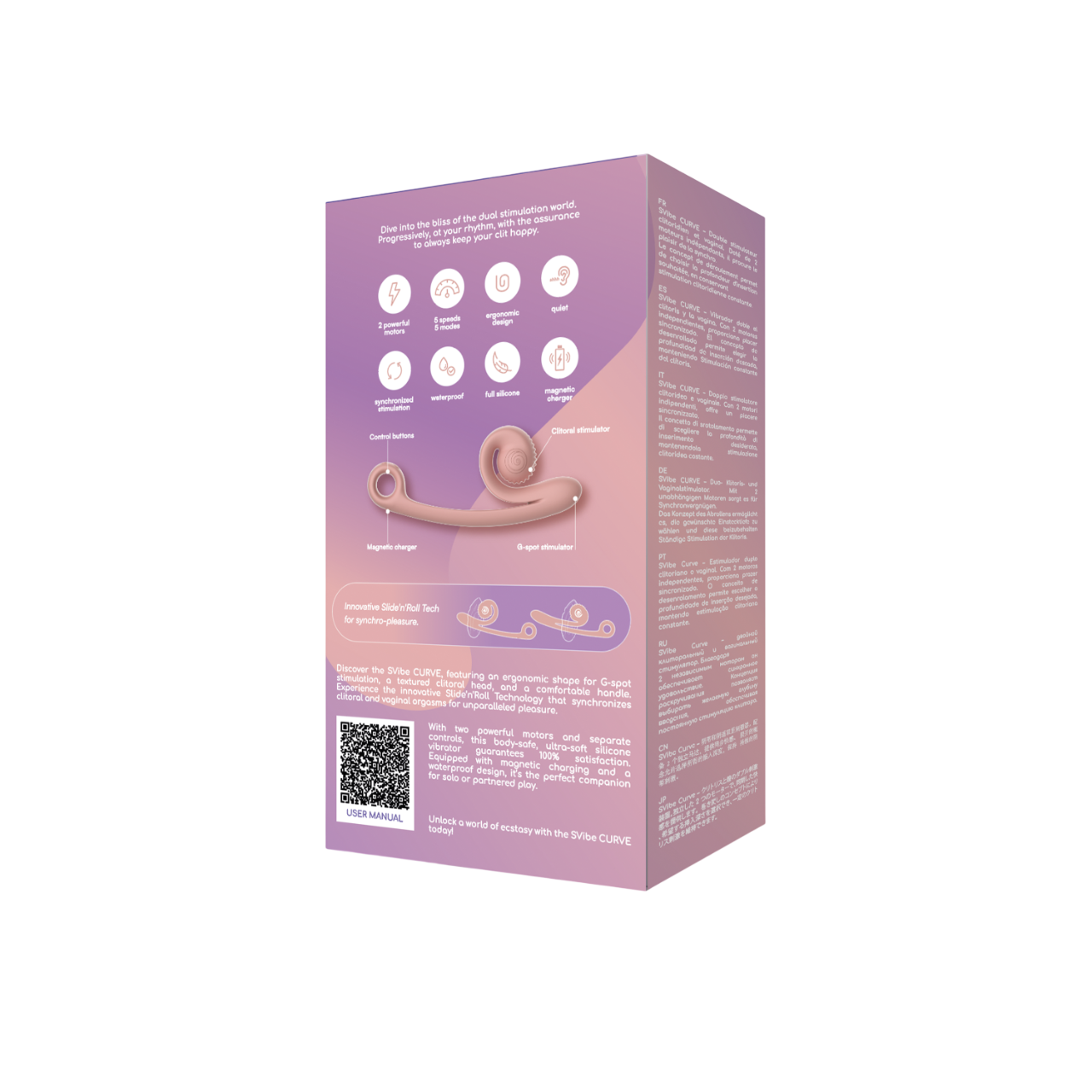SVibe Snail CURVE - Dual Stimulation Vibrator