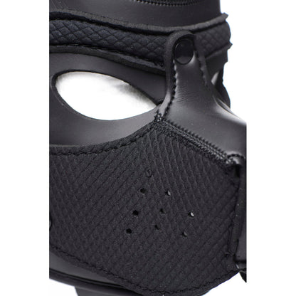 Spike Neoprene Puppy Hood - Black