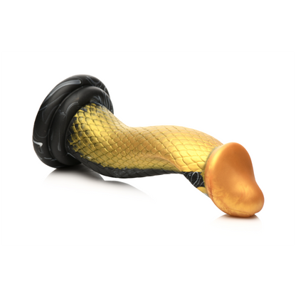 Golden Mamba Snake Silicone Dildo