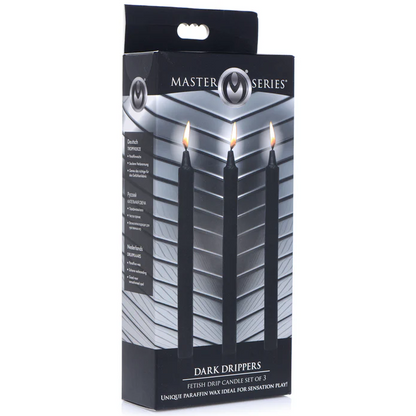 Fetish Drip Candles 3 Pack - Black