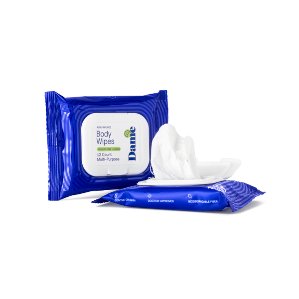 Dame Aloe & Cucumber Body Wipes - 12pk