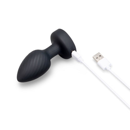 b-Vibe Light-Up Butt Plug 3.5" - Multi-Color LED & Remote Control
