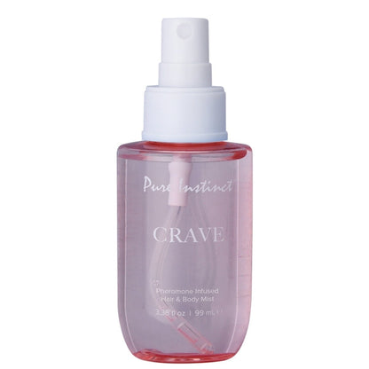 PURE INSTINCT - PHEROMONE HAIR & BODY MIST - CRAVE - 3.35 floz | 99mL
