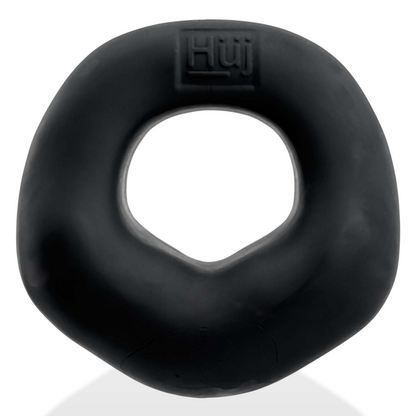 FIT BULGE hung-style cockring BLACK FOG