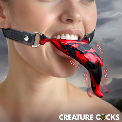 Silicone Barbed Tongue - Red
