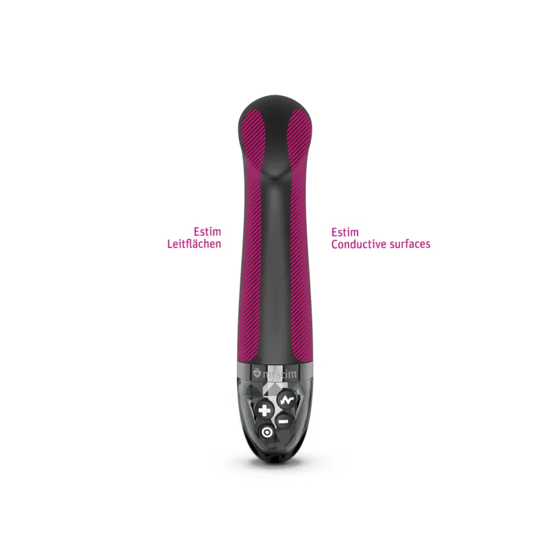 Mystim Right on Ron eStimVibrator, Black