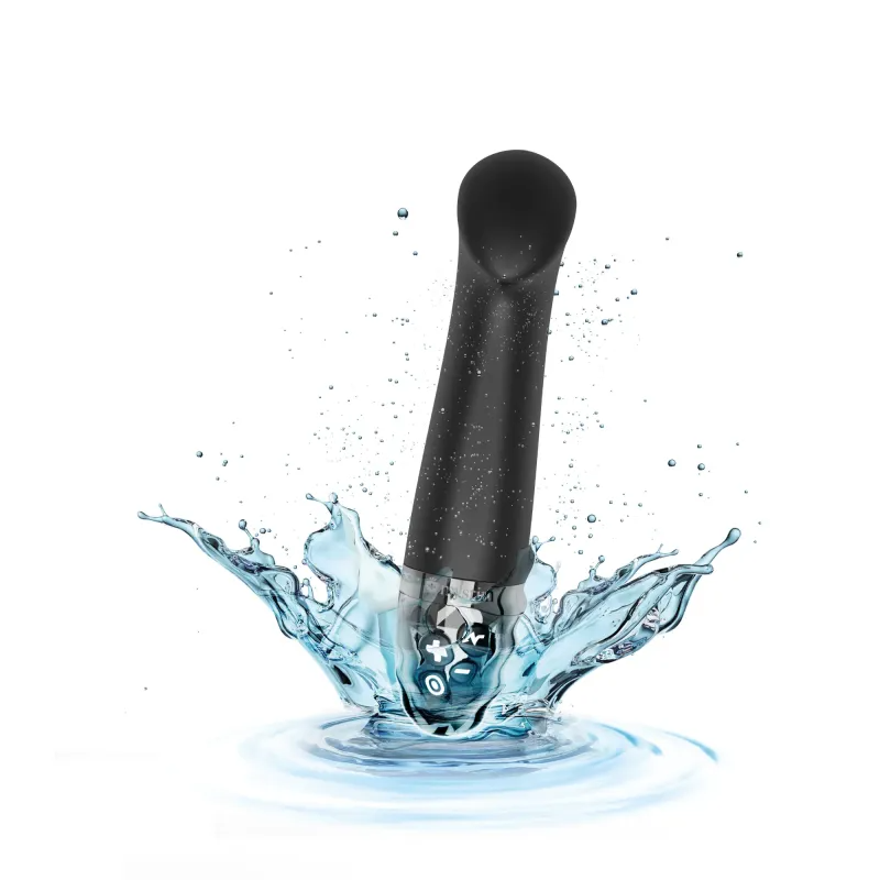Mystim Right on Ron eStimVibrator, Black