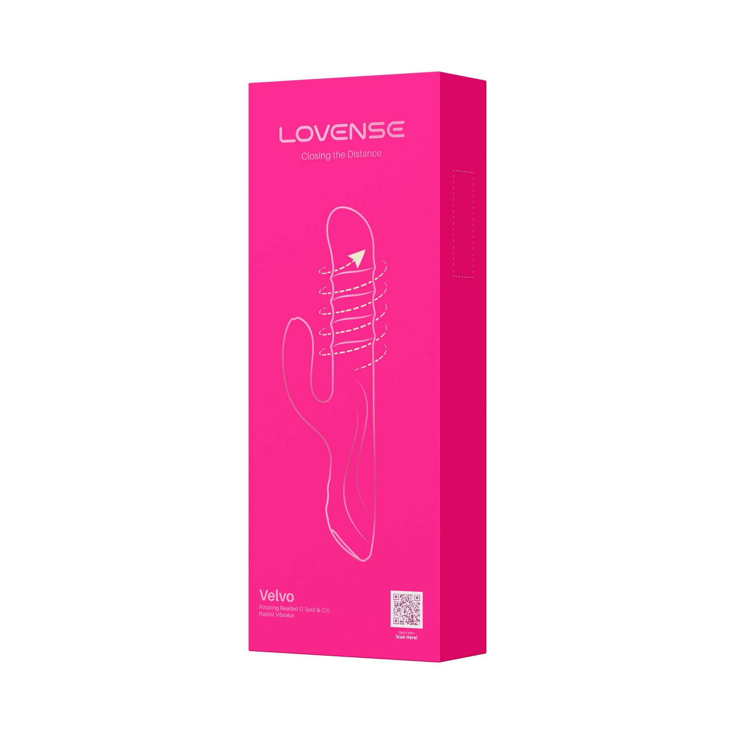 Lovense Velvo - Vibrador tipo Conejo NeoSpin para Punto G y Clítoris