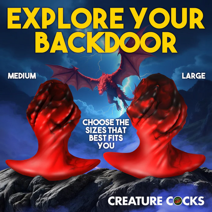 Dragonspawn Silicone Butt Plug - Large