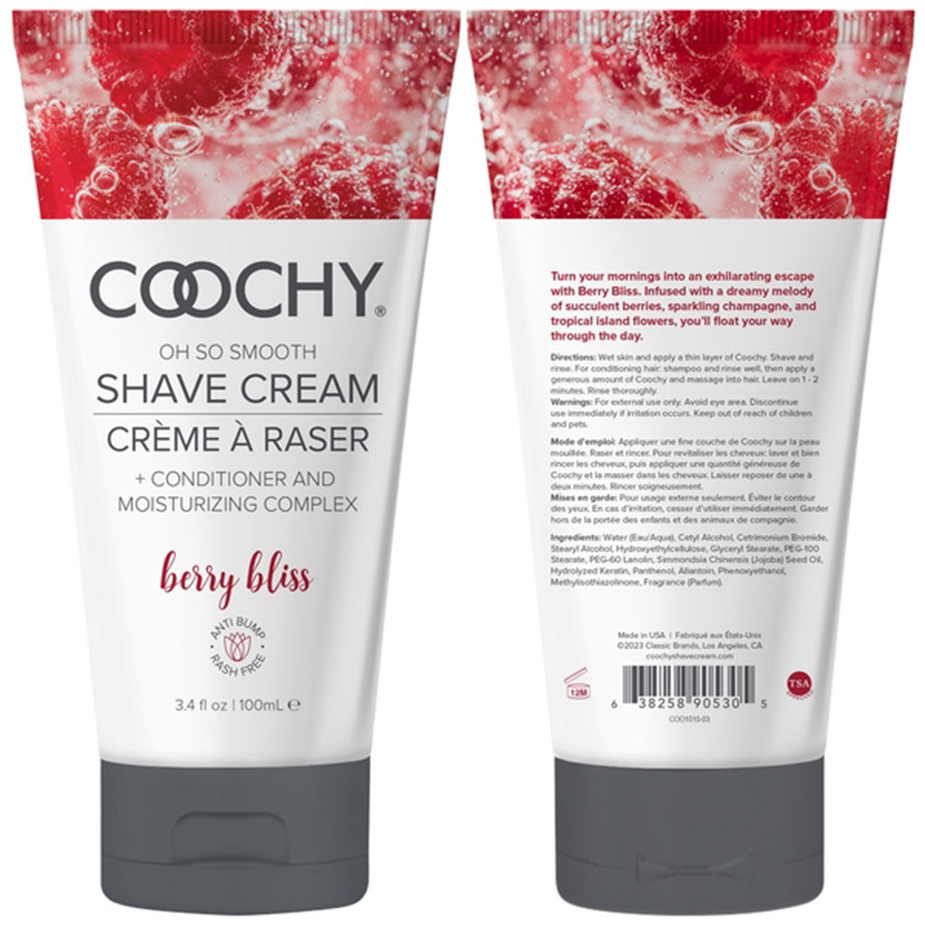 Crema de afeitar Coochy Oh So Smooth Berry Bliss 