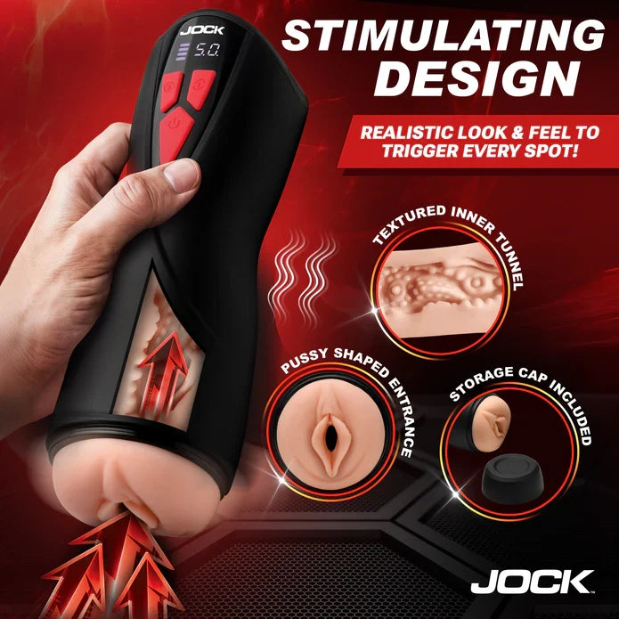 JOCK Advanced Banger! Sucking & Vibrating Pussy Masturbator