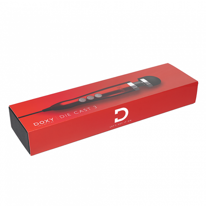 DOXY Die Cast 3 - Compact Wand Massager with Good Vibrations