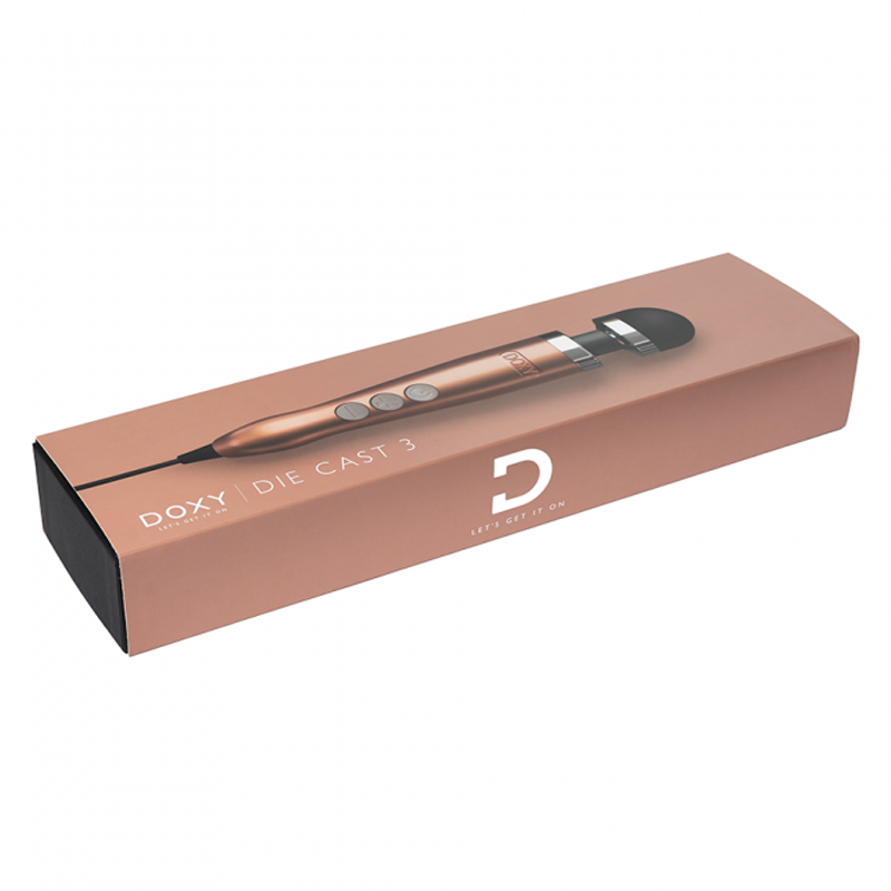 DOXY Die Cast 3 - Compact Wand Massager with Good Vibrations