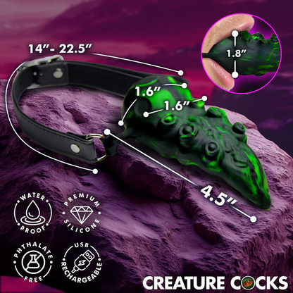 Silicone Tentacle Tongue - Green