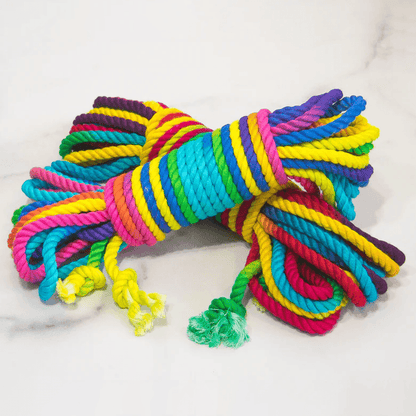 Emojibator - Unicorn Rainbow Bondage Rope - PlayLoveToys