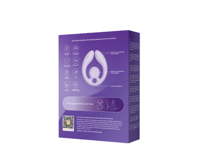 SVibe Snail GIZI Duo Couples Stimulator, lilac