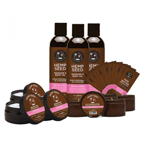 Earthly Body Hemp Seed Zen Berry Rose - 9-Piece Gift Set