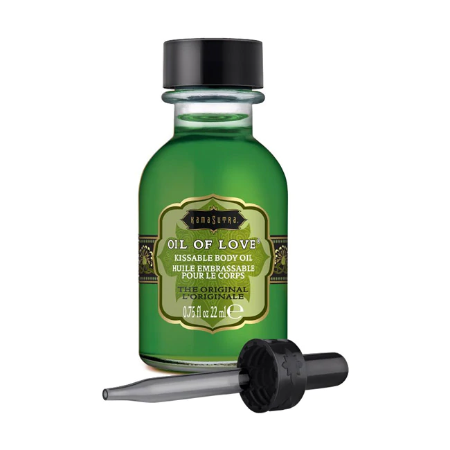 Kama Sutra Oil of Love - Kissable Warming Foreplay Oil 0.75 fl oz (22ml)