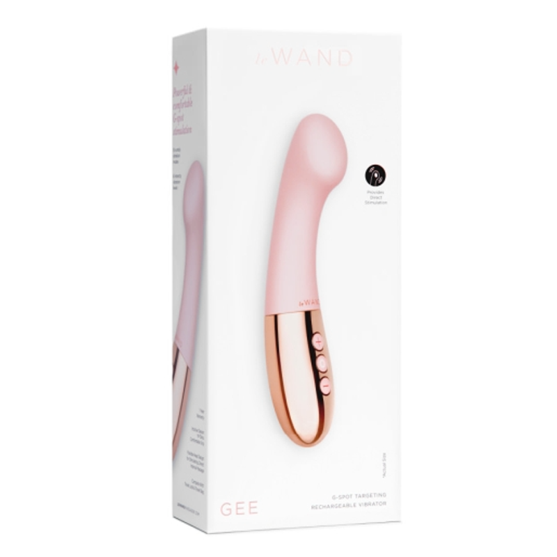 Vibrador de punto G Le Wand Gee - Varita curva recargable 