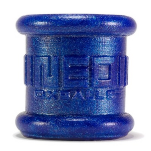 OXBALLS Neo Tall Blueballs Metallic - Anillo para el pene elástico de primera calidad para un rendimiento mejorado 