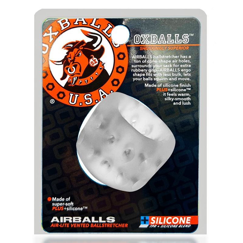 OXBALLS AIRBALLS Air-Lite Ballstretcher - Plus+SILICONE Multi-Hole Design