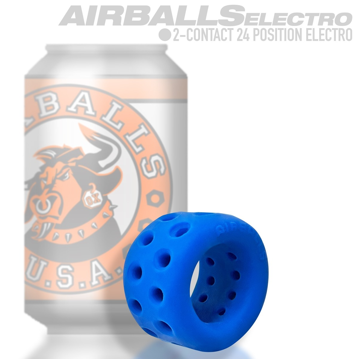 OXBALLS AIRBALLS Air-Lite Ballstretcher - Plus+SILICONE Multi-Hole Design