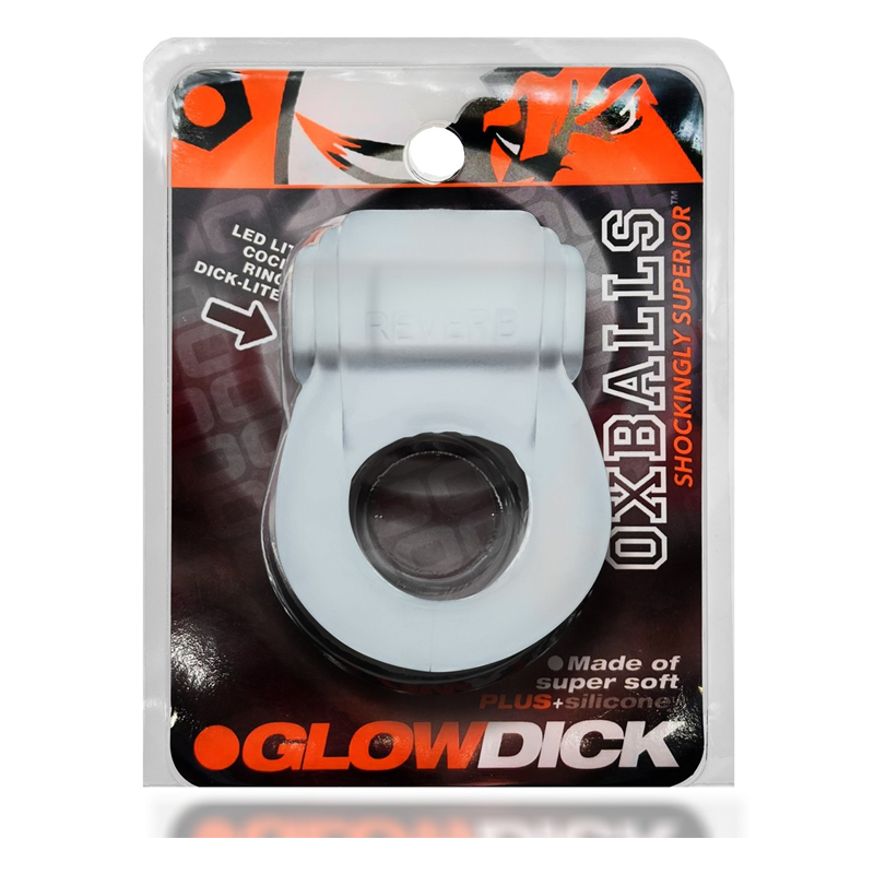 OXBALLS GLOWDICK Cockring with LED - Plus+SILICONE Ergonomic Glow Design
