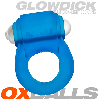 OXBALLS GLOWDICK Cockring with LED - Plus+SILICONE Ergonomic Glow Design