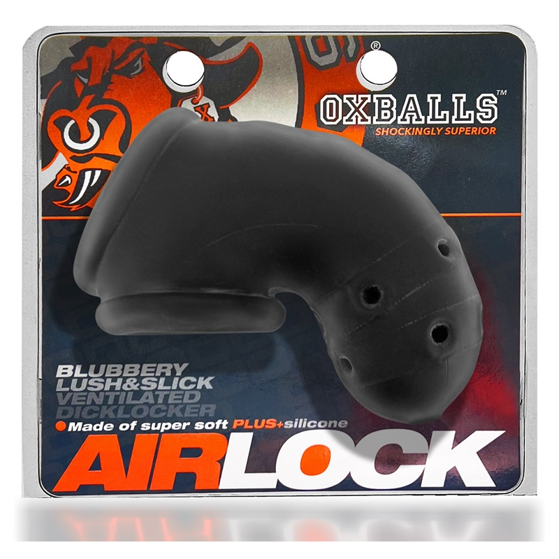 OXBALLS AIRLOCK - Premium Air-lite Vented Chastity PLUS+SILICONE
