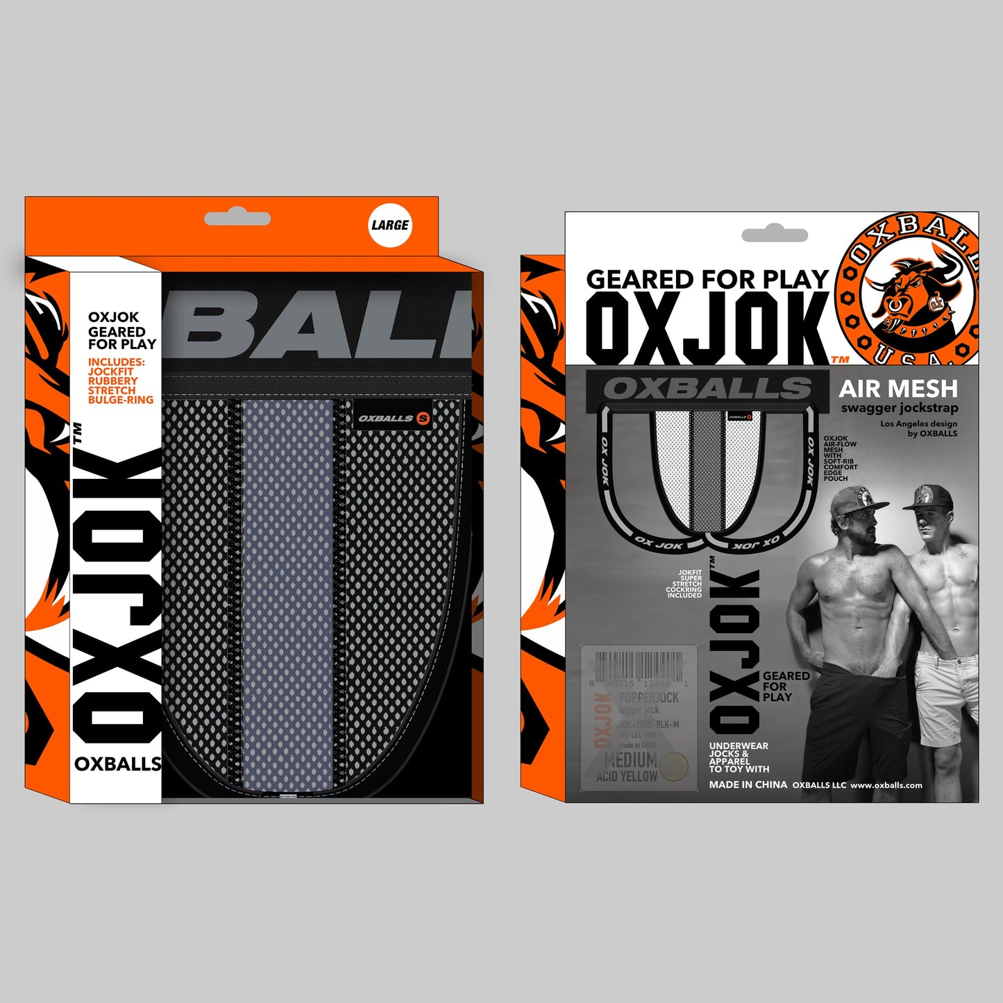 OXBALLS AIRMESH Swagger Jockstrap with JOKFIT Ring