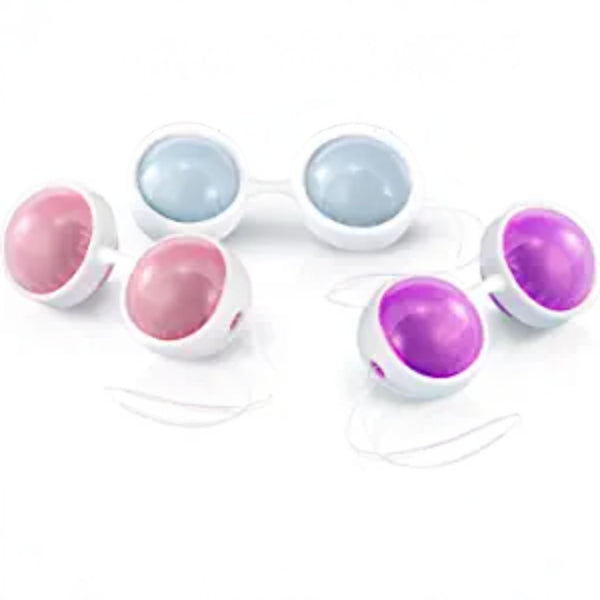 Set de entrenamiento pélvico LELO Beads Plus de PlayLoveToys con esferas de silicona intercambiables en varios colores