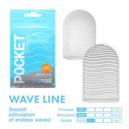 Tenga POCKET - Masturbador Desechable Ultraportátil 6 Texturas Únicas 