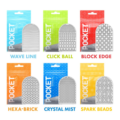 Tenga POCKET - Masturbador Desechable Ultraportátil 6 Texturas Únicas 