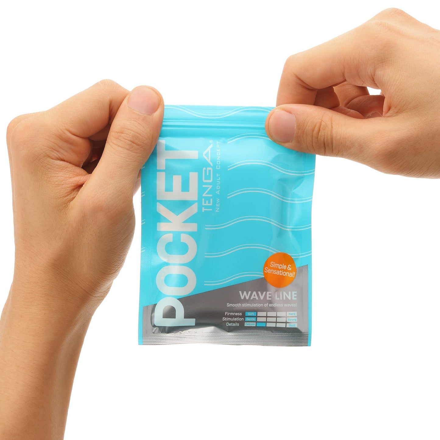 Tenga POCKET - Masturbador Desechable Ultraportátil 6 Texturas Únicas 