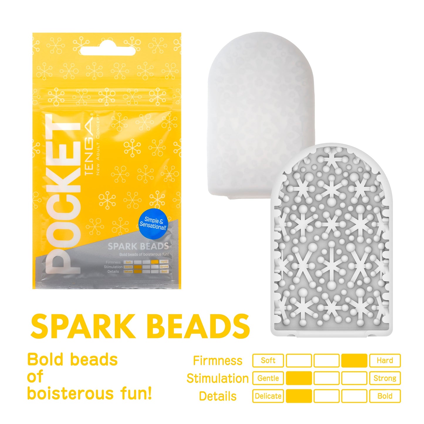 Tenga POCKET - Masturbador Desechable Ultraportátil 6 Texturas Únicas 