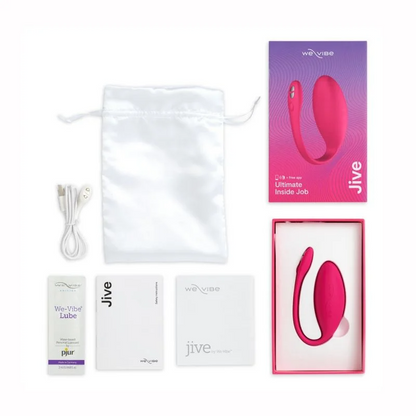 We-Vibe Jive - Vibrador de punto G portátil con Bluetooth y control mediante aplicación 