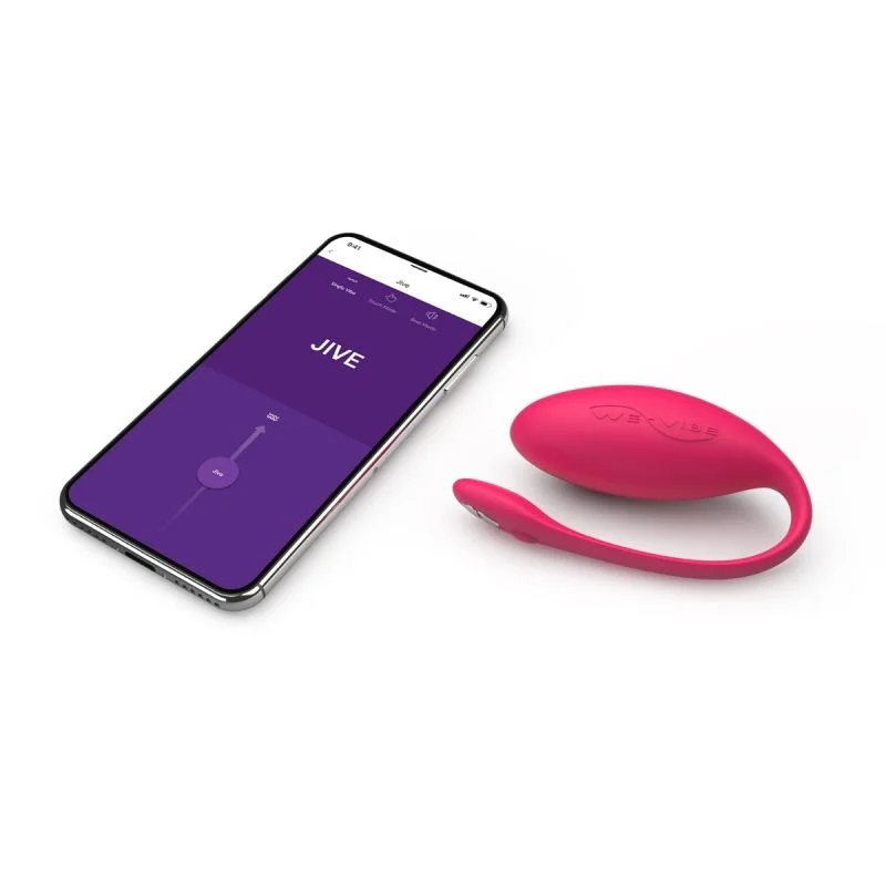 We-Vibe Jive - Vibrador de punto G portátil con Bluetooth y control mediante aplicación 