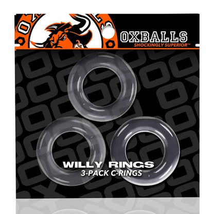 OXBALLS WILLY RINGS - 3-Pack Cockrings