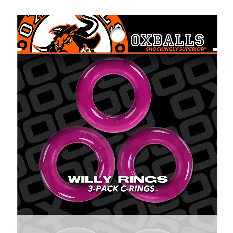 OXBALLS WILLY RINGS - 3-Pack Cockrings