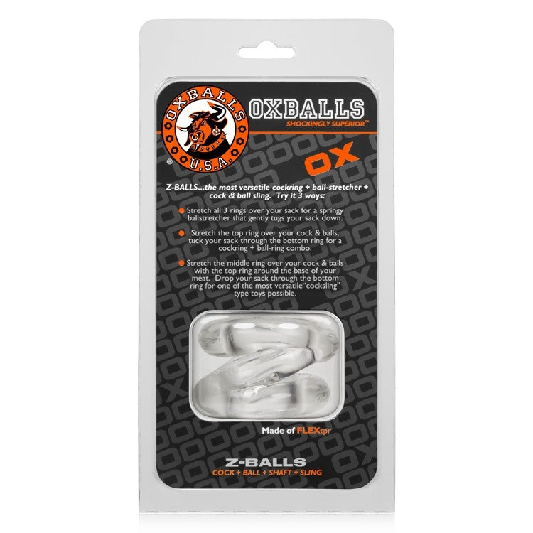 OXBALLS Z-BALLS - Premium Multipurpose Ballstretcher/Cockring FLEXtpr